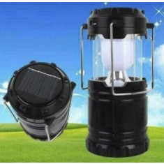 Set 2 x Lampa solara reincarcabila pentru camping