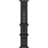 Curea pentru Apple Watch 49mm, Black Ocean Band - Black Titanium Finish