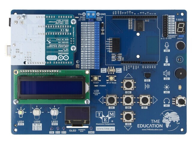 Kit Educațional Arduino GPIO I2C IrDA SPI UART USB
