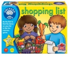 Joc educativ in limba engleza Lista de cumparaturi SHOPPING LIST