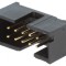 Soclu IDC THT 10 pini 2x5 aurit 2,54mm