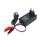Incarcator acumulatori pentru VRLAB 12V 2A plumb-acid/gel alimentare 230V cu 2x crocodil