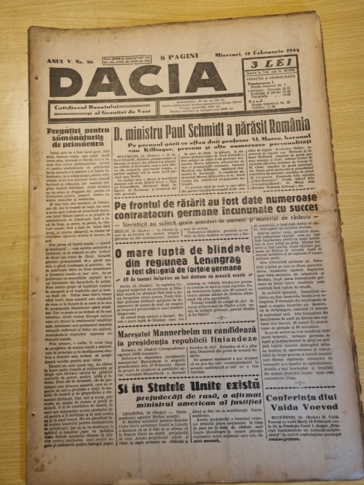 Dacia 17 februarie 1943-batalie de blindate la leningrad,beius,timisoara,deva