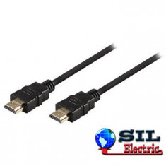 Cablu HDMI de mare viteza cu Ethernet conector HDMI - HDMI 15m negru Valueline foto