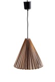 Cumpara ieftin Lustra hartie origami auriu alb 28 x 30,5 cm