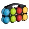 Set Joc Petanque, 8 Bile, Diametru 7cm, Multicolor
