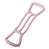 Banda Elastica Fitness Roz, Cauciuc Moale cu Manere Confortabile, Exercitii Forta, Stretching, Reabilitare, 35x10cm