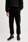 Rossignol pantaloni de trening din bumbac culoarea negru, uni, RLOMP12