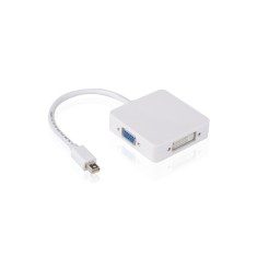 Smart Adaptor din Mini Display Port Thunderbolt in HDMI / VGA / DVI CellPro Secure foto