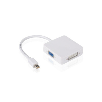 Smart Adaptor din Mini Display Port Thunderbolt in HDMI / VGA / DVI foto