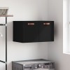 VidaXL Dulap de perete, negru, 60x36,5x35 cm, lemn prelucrat 829997