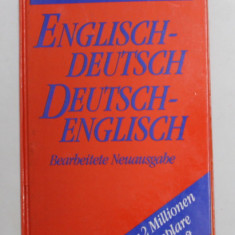 WORTERBUCH ENGLISH - DEUTSCH / DEUTSCH - ENGLISH - BEARBEITETE NEUAUSGABE , ANII '90