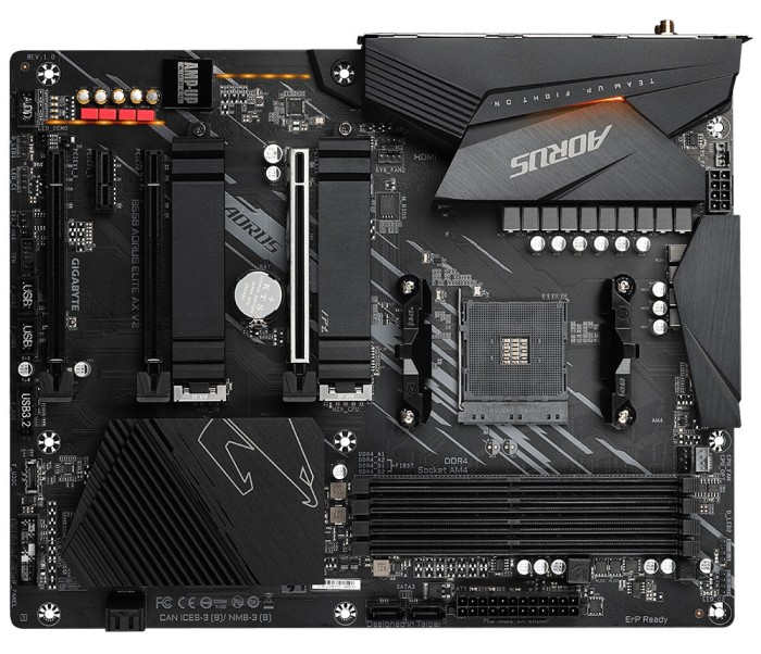 PLACA de BAZA Gigabyte &amp;quot;B550 AORUS ELITE AX V2&amp;quot;, skt AM4, ATX, AMD B550, 4 x DDR4, max. 128 GB, 4 x SATA, 2 x M.2, 7.1, &amp;quot;B550 AORUS ELI