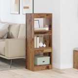 vidaXL Dulap pentru cărți Lemn vechi 40 x 30 x 103 cm Lemn compozit 880453