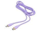 Cablu USB-C 2.0 GEMBIRD 1,5m violet 60W Power Delivery