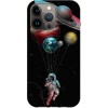 Husa compatibila cu Apple iPhone 14 Pro Max model Space walk, Silicon, TPU, Viceversa, Transparent, Carcasa