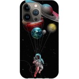 Husa compatibila cu Apple iPhone 14 Plus model Space walk, Silicon, TPU, Viceversa, Transparent, Carcasa