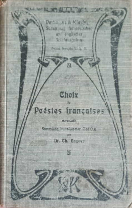 CHOIX DE POESIES FRANCAISES-TH. ENGWER