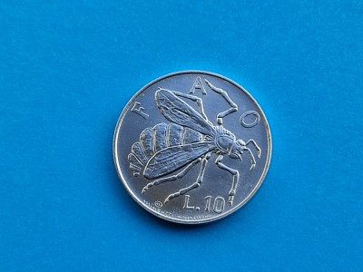 10 Lire 1974 San Marino-Fao-UNC-RAR foto