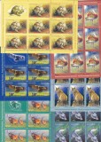 2009 LP 1841 b FAUNA PROTEJATA DIN ROMANIA MINICOLI DE 8 TIMBRE+1 VINIETA MNH, Nestampilat