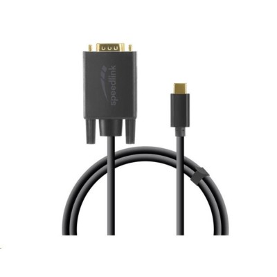 Cablu USB-C to VGA high speed, 1.8M HQ SL-180029-BK foto