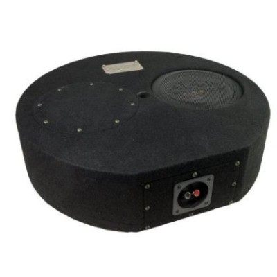 Subwoofer pasiv cu incinta 15L Audio System SUBFRAME R08 FLAT EVO, 175 watts, 4 ohm, 200 mm, 8&amp;quot;, roata de rezerva CarStore Technology foto