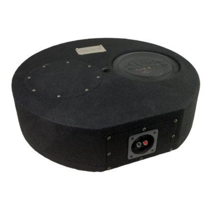 Subwoofer pasiv cu incinta 15L Audio System SUBFRAME R08 FLAT EVO, 175 watts, 4 ohm, 200 mm, 8&quot;, roata de rezerva CarStore Technology
