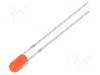 Dioda LED, 3mm, ro&amp;#351;ie, 2...2,7lm, 30mA, 1,8...2,6V, OPTOSUPPLY - OSR5PA3E34B