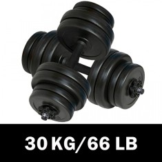 Set gantere 30kg (2x15kg) foto