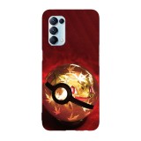 Husa compatibila cu Oppo A54 5G model Bulbasaur Pokemon ball, Silicon, TPU, Viceversa, Transparent, Carcasa