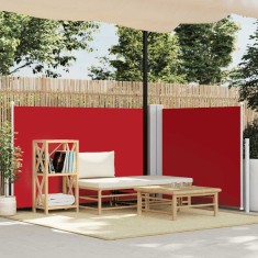 vidaXL Copertină laterală retractabilă, roșu, 100 x 600 cm 48447