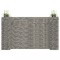 vidaXL Jardinieră gabion &icirc;n formă de H, s&acirc;rmă oțel, 260 x 40 x 150 cm 145663