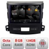 Navigatie Mitsubishi Outlander 2010 5960Pro-056 Android Octa Core Qualcomm 2K Qled 8+128 DTS DSP 360 4G Optical v1 CarStore Technology