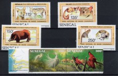 SENEGAL 1987 FAUNA ANIMALE SALBATICE PARC NATIONAL BASSE CASAMANCE foto
