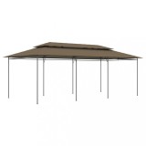 Cumpara ieftin Pavilion, gri taupe, 600 x 298 x 270 cm, 180 g/m&sup2;