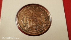 Romania 5 Bani 1867 Heaton foto