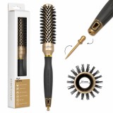 Perie rotundă de coafat pentru modelare 19 mm aurie