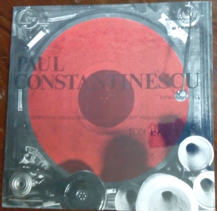 DISC LP: PAUL CONSTANTINESCU - SIMFONIA NR. 1 (Dir.ION BACIU)[ST-ECE 02586/1985]