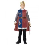 Costum medieval rege Arthur pentru baieti 4-6 ani 115-128 cm