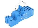 Stativ pentru șină DIN cleme cu arc 10A 250VAC, Finder