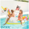 Jucarie gonflabila de piscina pentru copii, Unicorn Ride-On, 198x140x102cm
