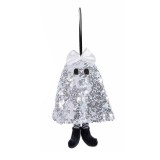 Cumpara ieftin Decoratiune Halloween Fantoma textil multicolor III cm 17 H