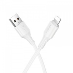 Cablu Date si Incarcare USB-A - Lightning HOCO X120, 18W, 1m, Alb
