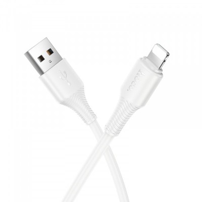 Cablu Date si Incarcare USB-A - Lightning HOCO X120, 18W, 1m, Alb foto