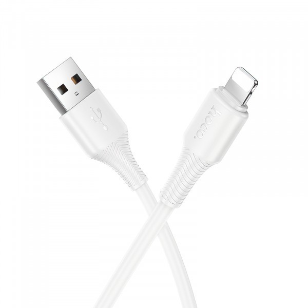 Cablu Date si Incarcare USB-A - Lightning HOCO X120, 18W, 1m, Alb