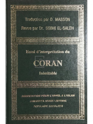 Essai d&amp;#039;interpretation du Coran foto