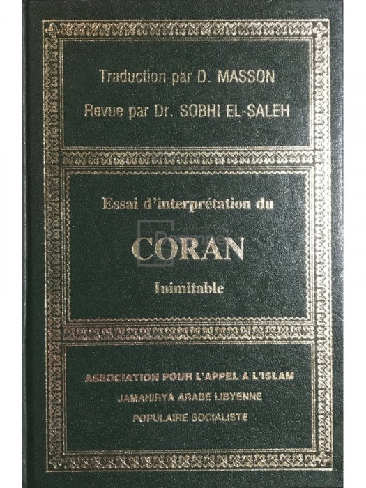 Essai d&#039;interpretation du Coran
