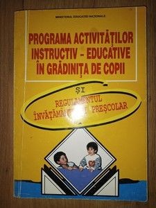 Programa activitatilor instructiv-educative in gradinita de copii- Viorica Preda foto