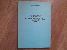 Psihologia comportamentului deviant - Ruxandra Rascanu foto