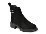 Ghete GRYXX negre, 1F3976, din piele intoarsa
